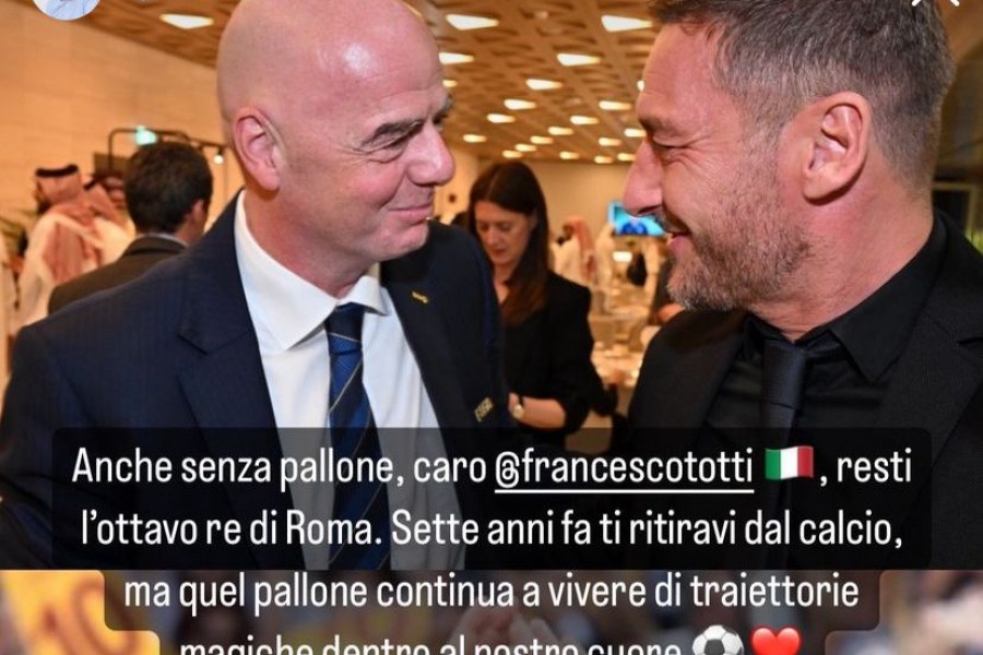 La storia condivisa da Infantino