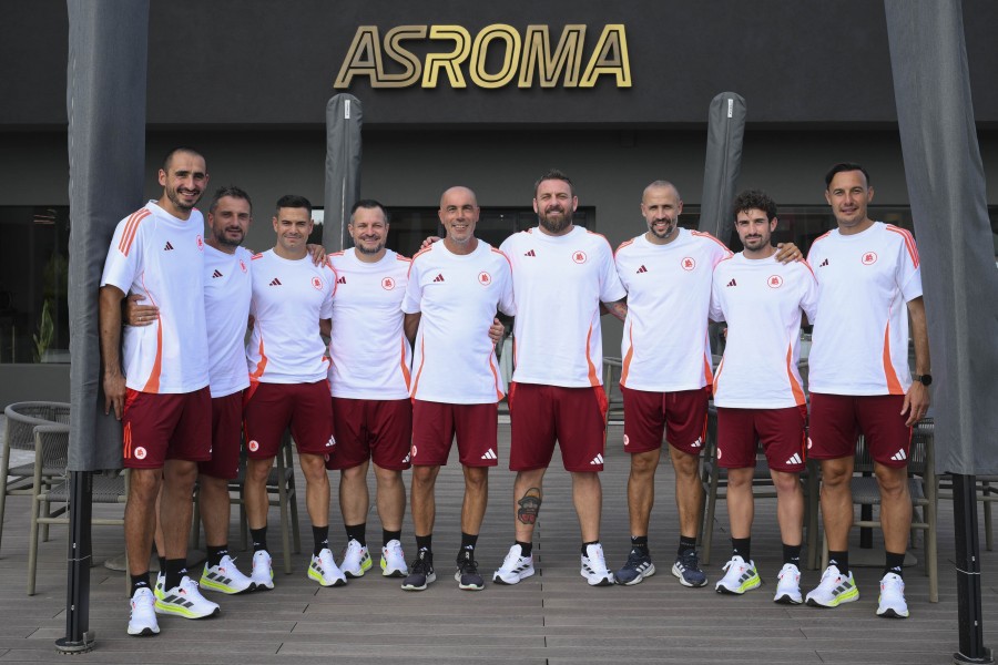 De Rossi e il suo staff