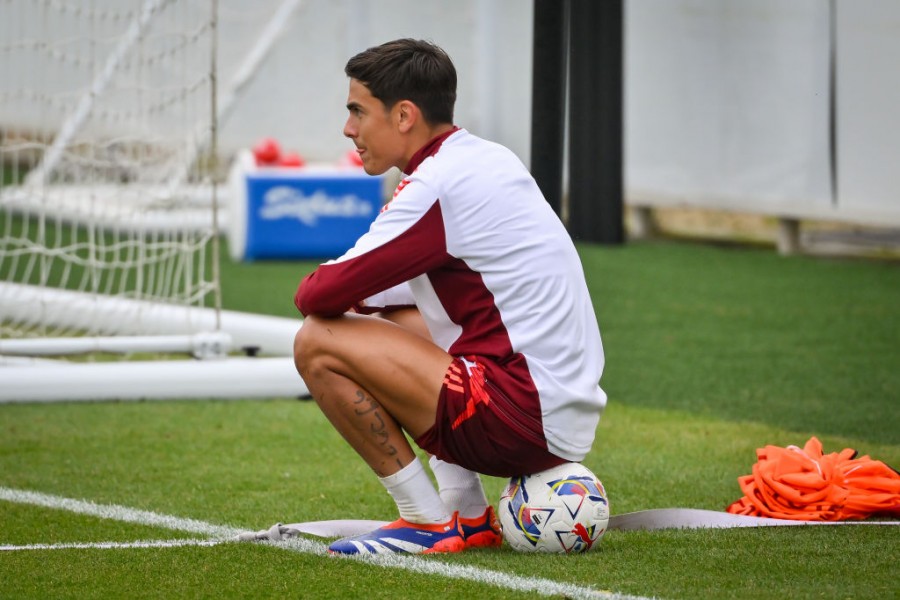 Dybala in allenamento