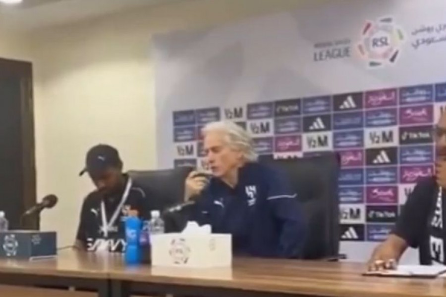 Jorge Jesus in conferenza stampa