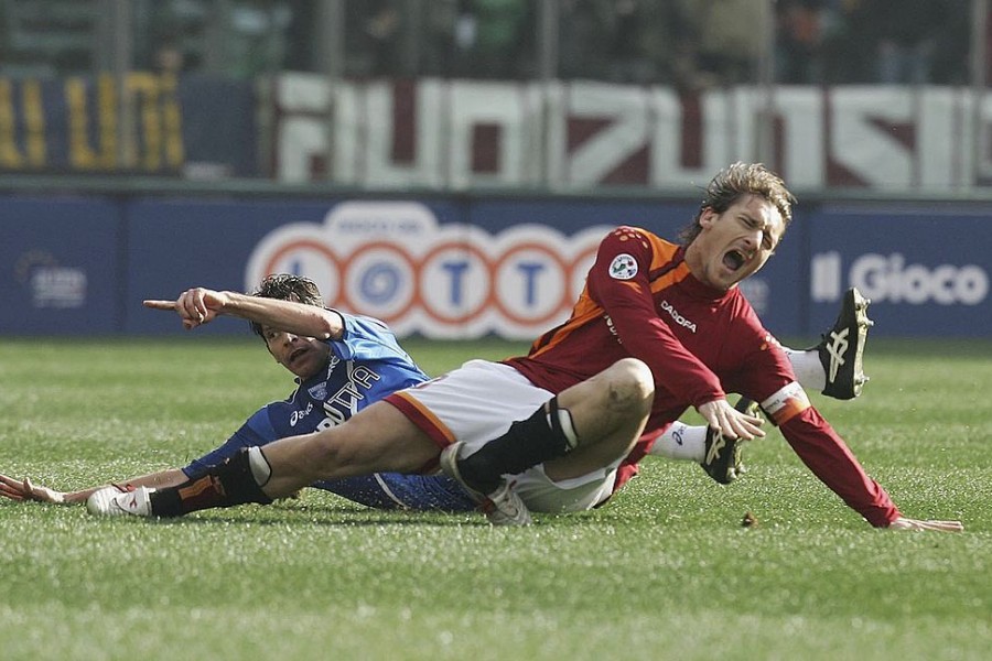 L'infortunio alla caviglia di Francesco Totti in Roma-Empoli del 19 febbraio 2006