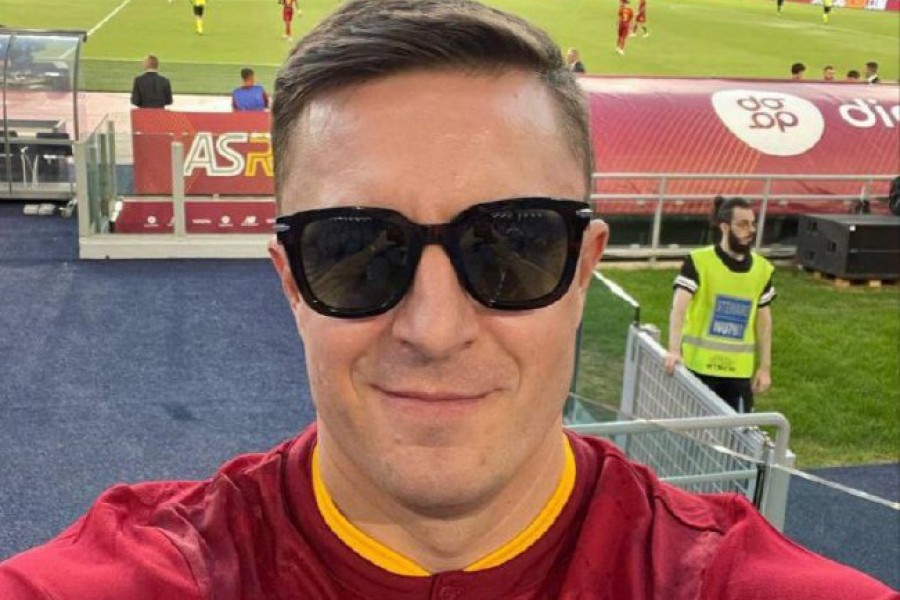 Swierczewski con la maglia della Roma