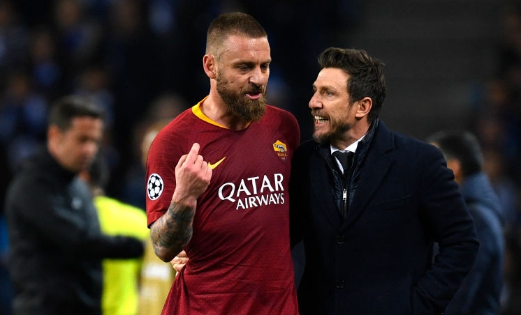 Daniele De Rossi e Eusebio Di Francesco insieme