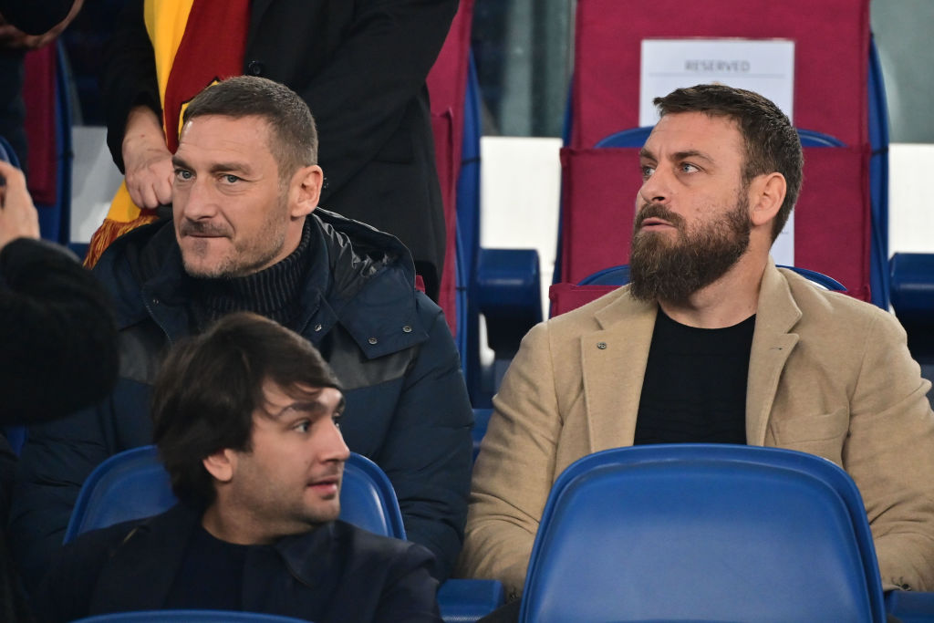 Totti e De Rossi allo Stadio Olimpico 