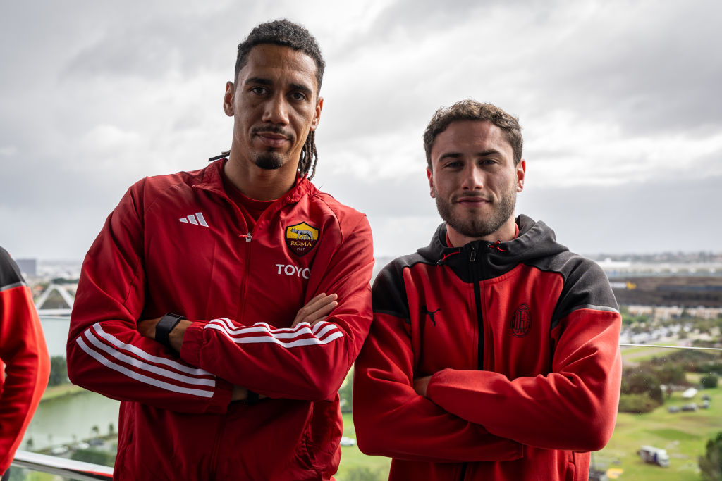 Smalling e Calabria in posa a Perth