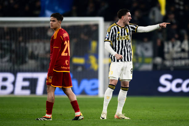 Dybala e Vlahovic in Juventus-Roma