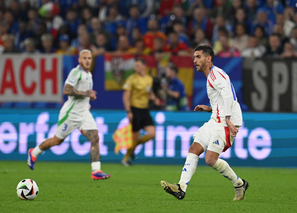 Pellegrini in campo con l'Italia