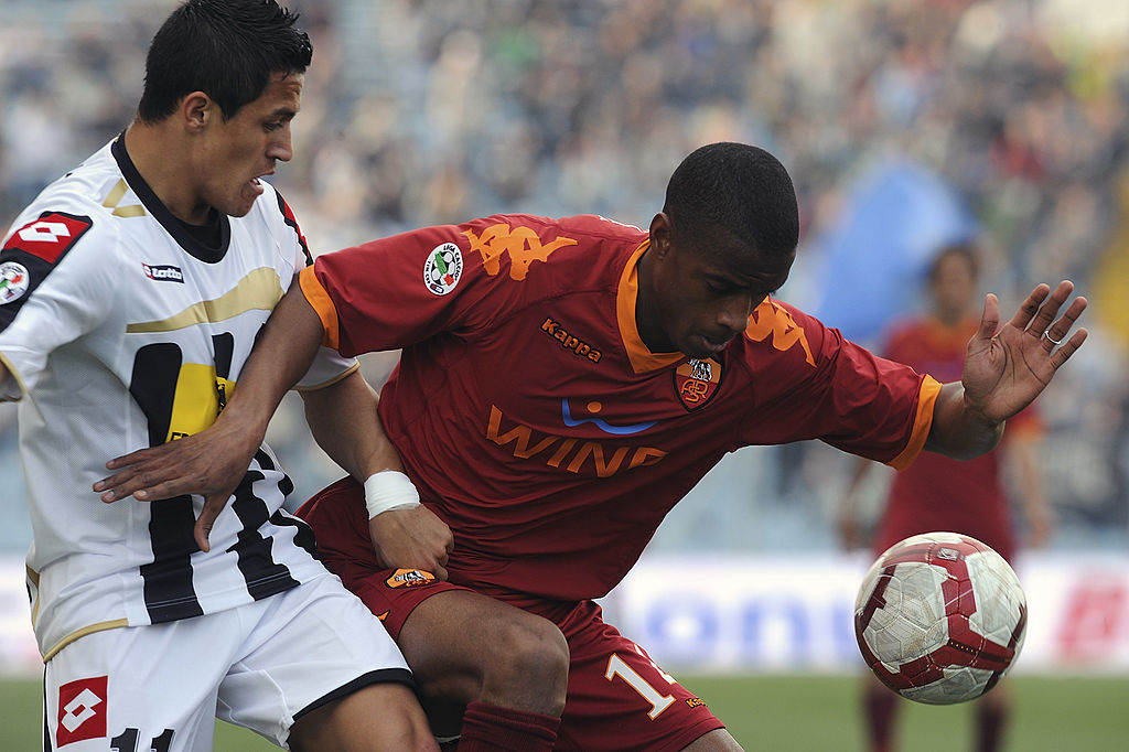 Ricardo Fay in azione con la maglia della Roma