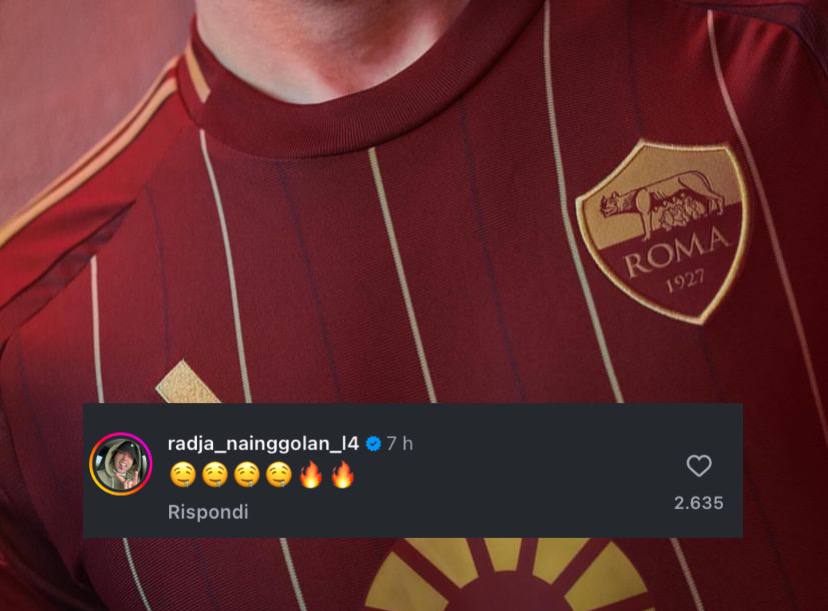 Il commento di Nainggolan sulla maglia della Roma