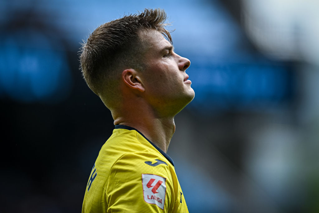 Sørloth durante una gara del Villarreal