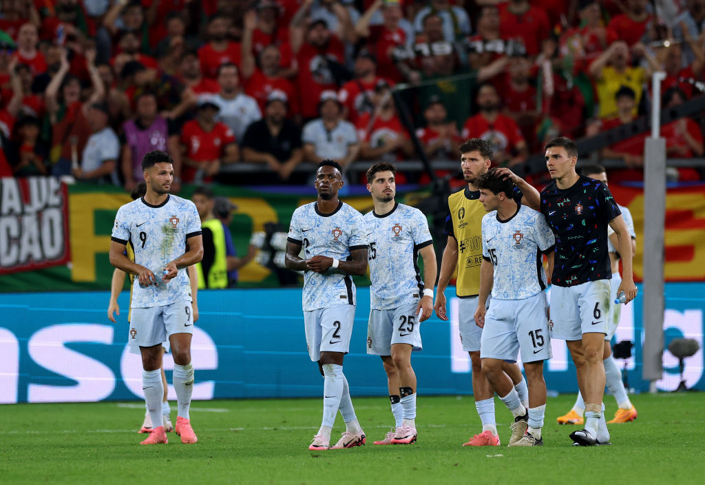 Il Portogallo dopo la sconfitta contro la Georgia
