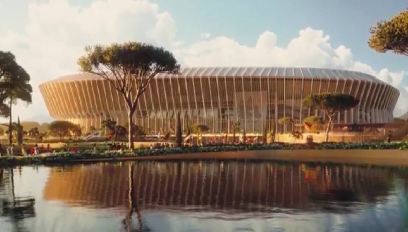 Il progetto del nuovo stadio della Roma