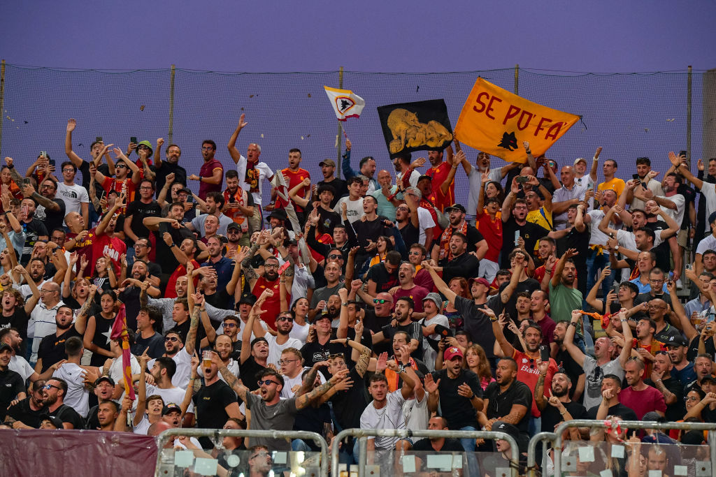 I tifosi giallorossi in trasferta