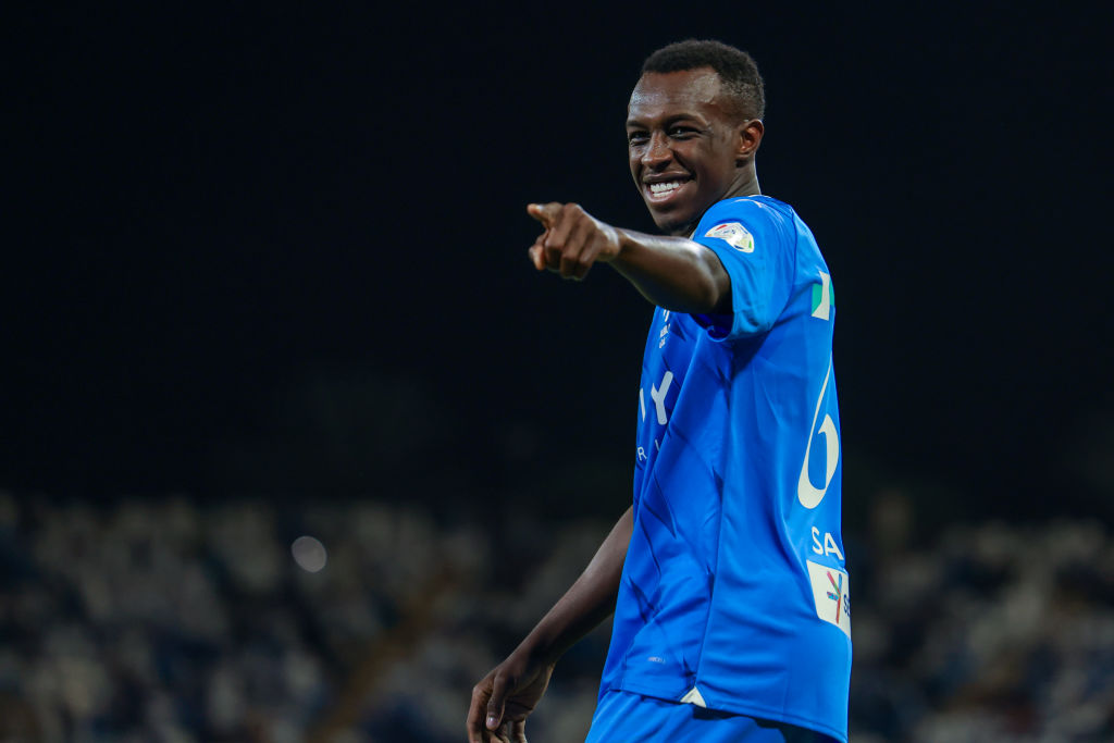 Abdulhamid in campo con la maglia dell'Al-Hilal 