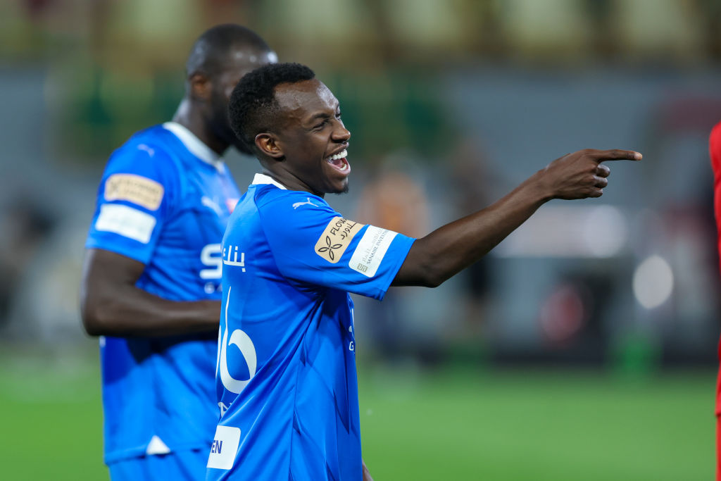 Abdulhamid in campo con la maglia dell'Al-Hilal