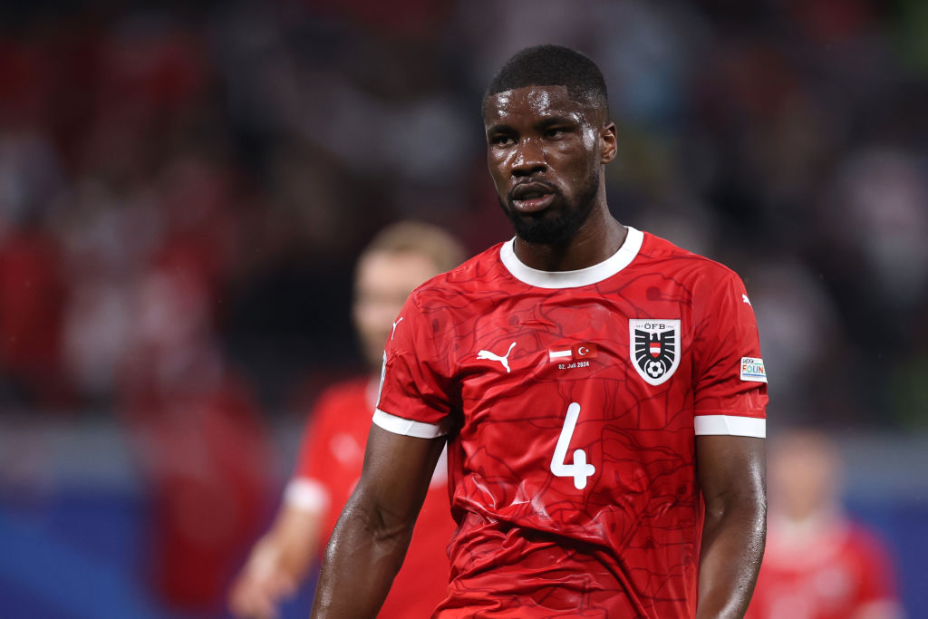 Danso in campo con l'Austria