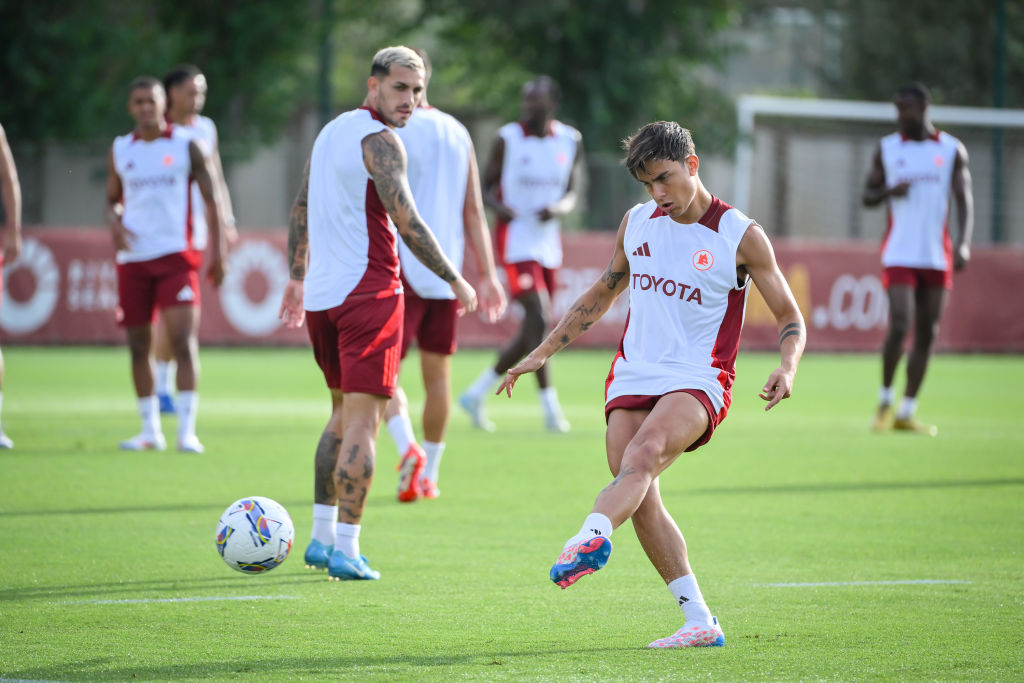 Dybala in allenamento