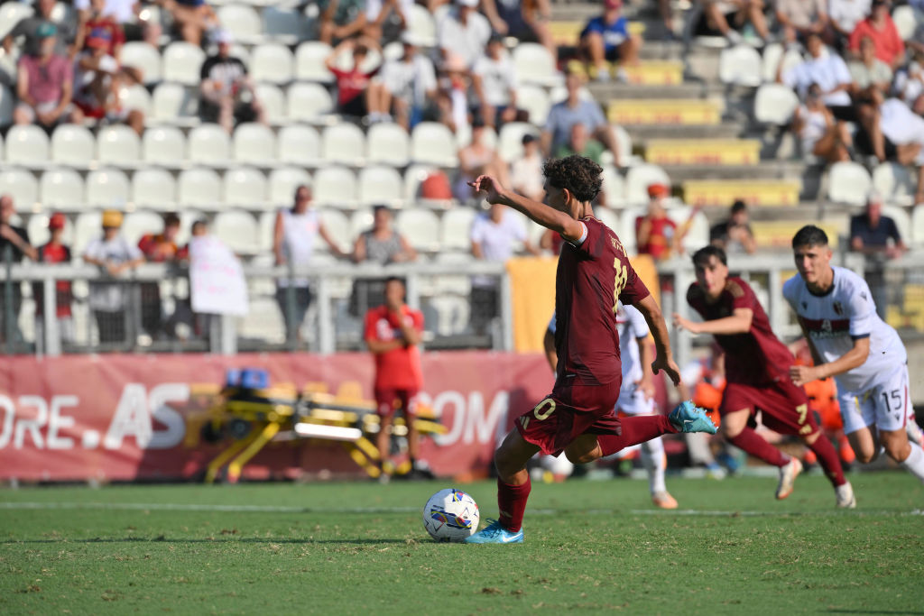 Il rigore di Graziani contro il Bologna