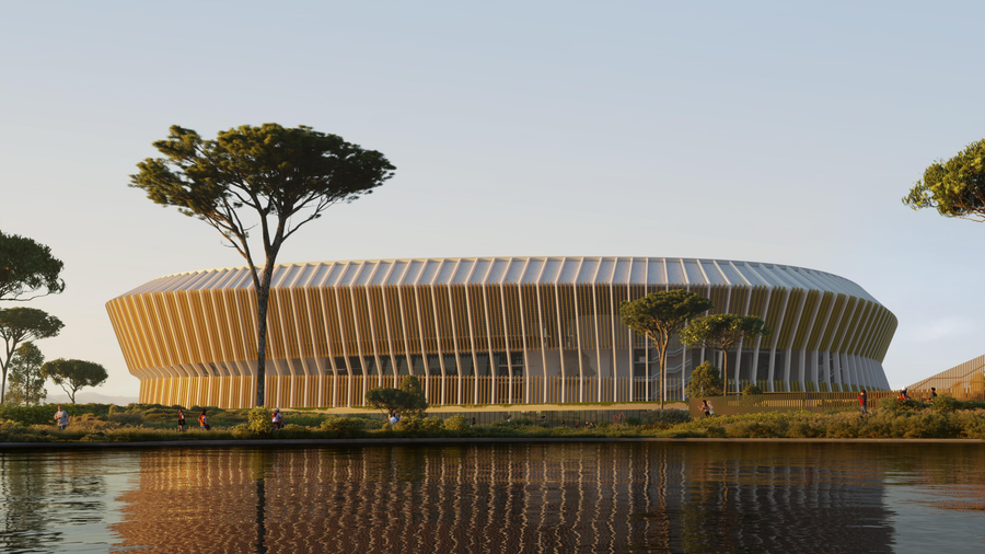 Il nuovo stadio della Roma