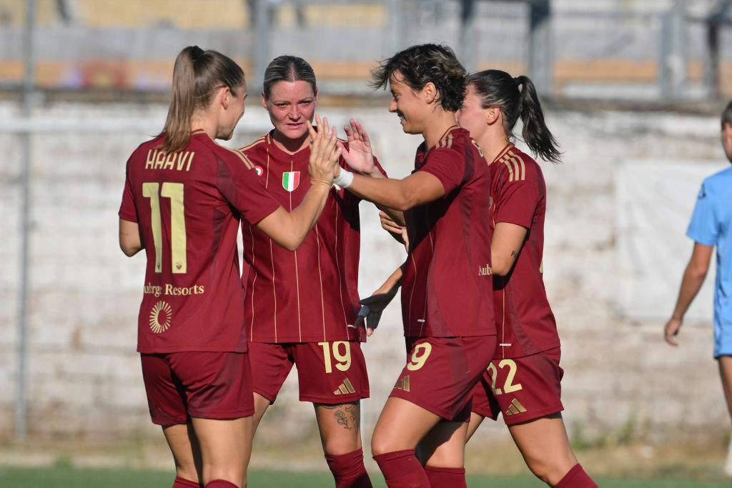 La Roma Femminile in campo 