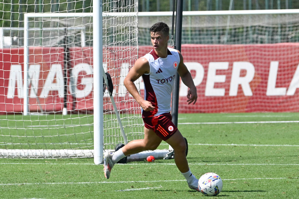 Dahl in campo a Trigoria