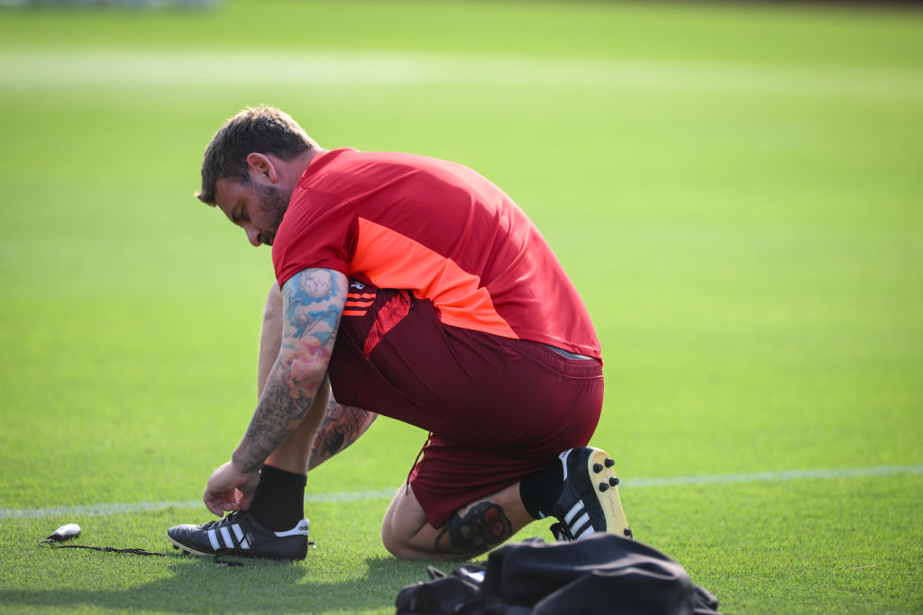 De Rossi in allenamento