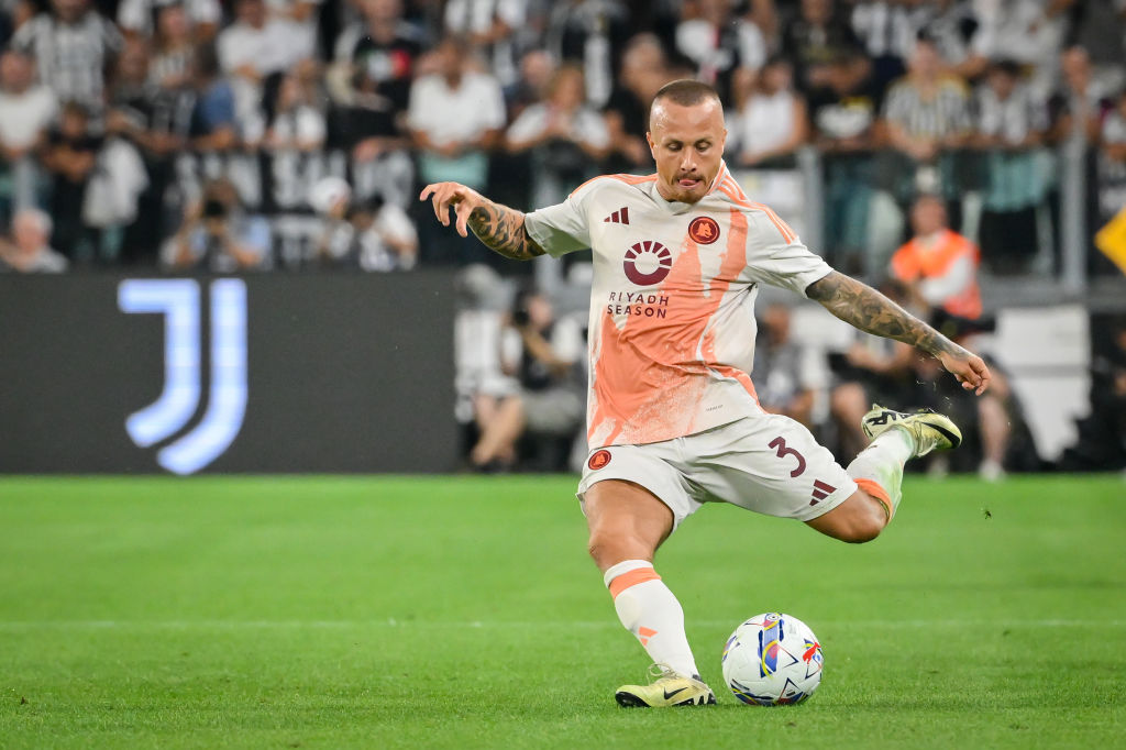 Angeliño con la maglia della Roma