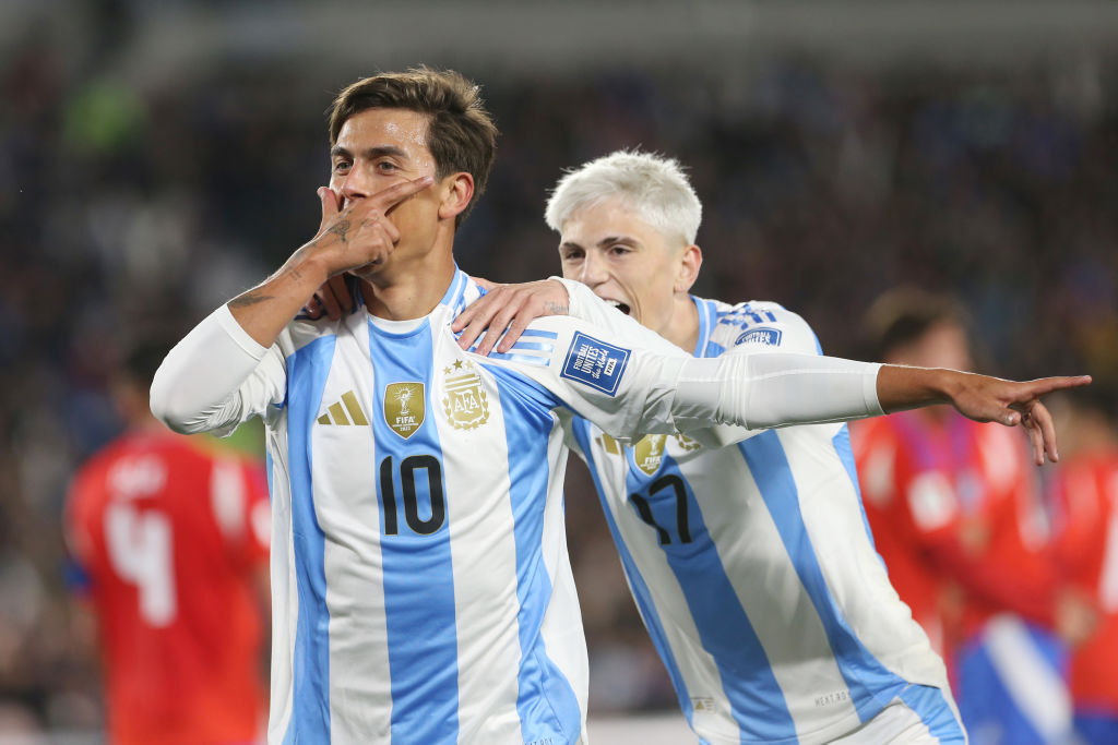 Dybala con l'Argentina