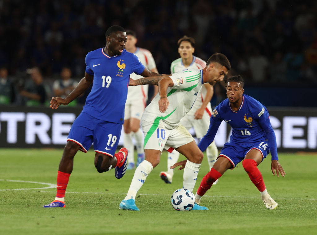 Pellegrini in campo con l'Italia