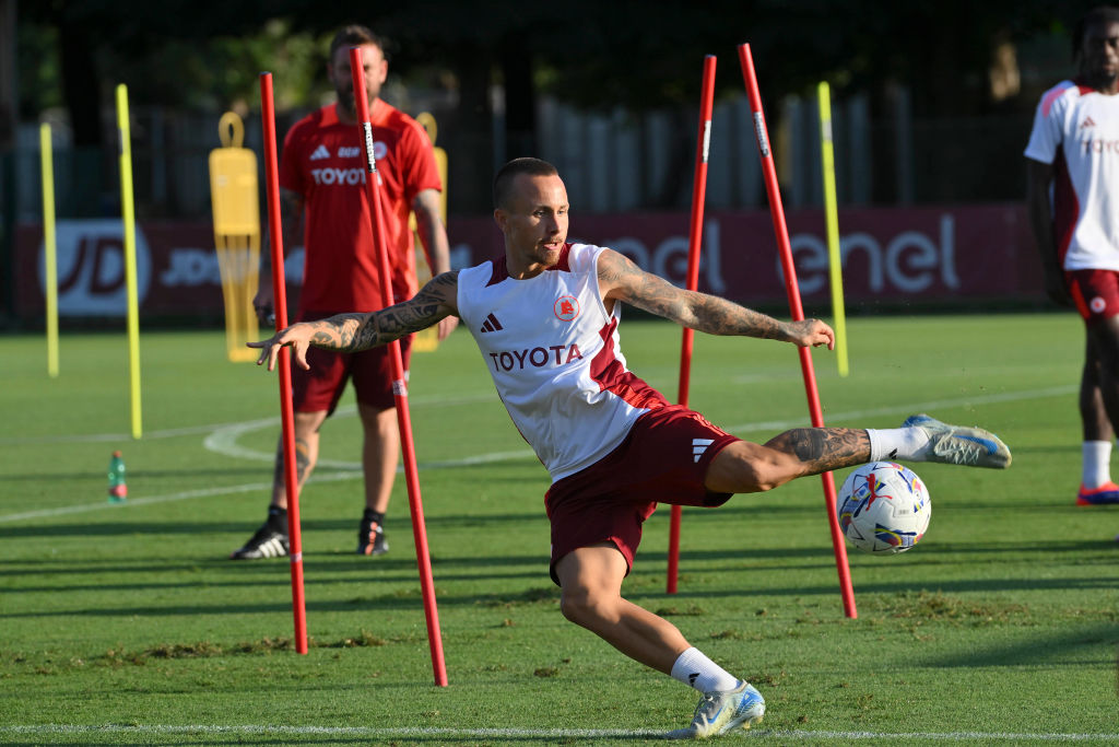 Angeliño in allenamento oggi