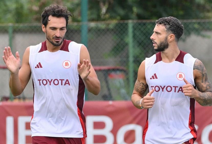 Hermoso e Hummels a Trigoria