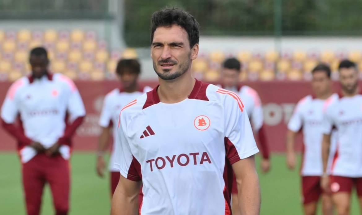 La storia pubblicata da Hummels su Instagram dopo la seduta di allenamento a Trigoria (Via Instagram: @aussenrist15)