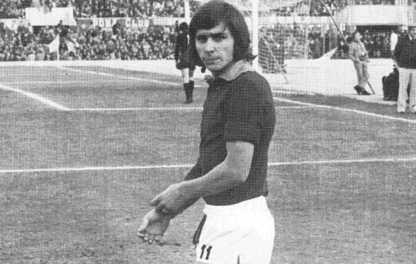 Un giovane Bruno Conti nel giorno del suo esordio in Serie A