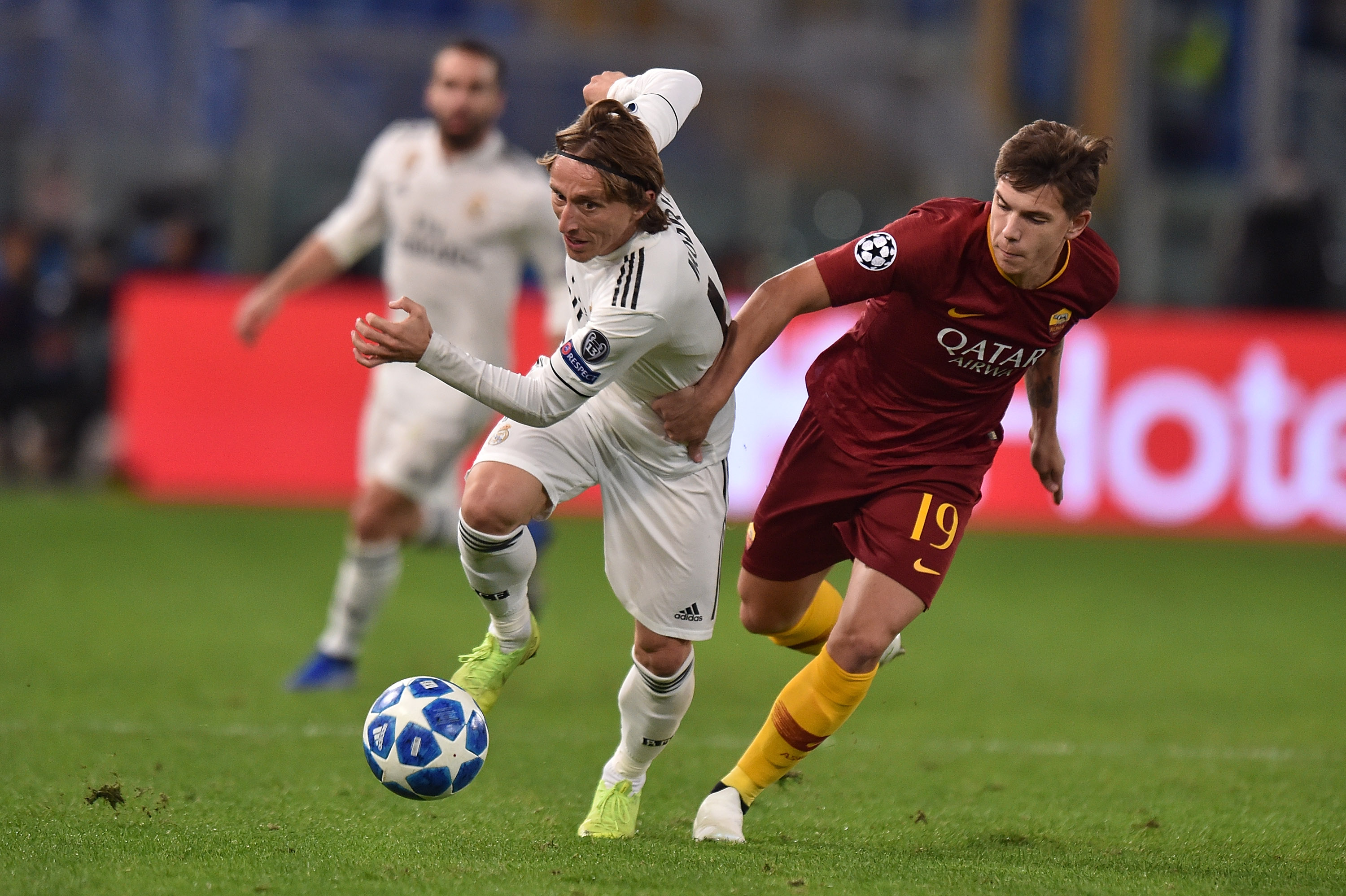 Ante Coric in azione contro il Real Madrid 