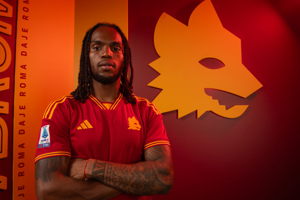 Renato Sanches con la maglia della Roma