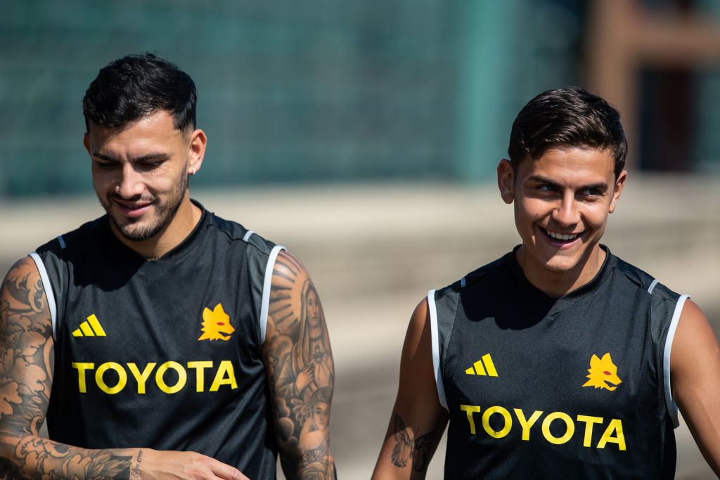 Paredes e Dybala a Trigoria