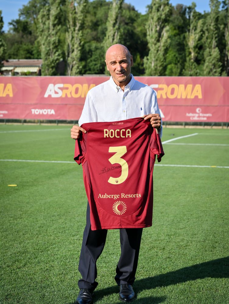 Rocca con la nuova maglia