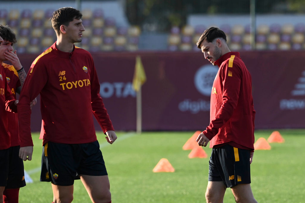 Vina e Kumbulla (As Roma via Getty Images)