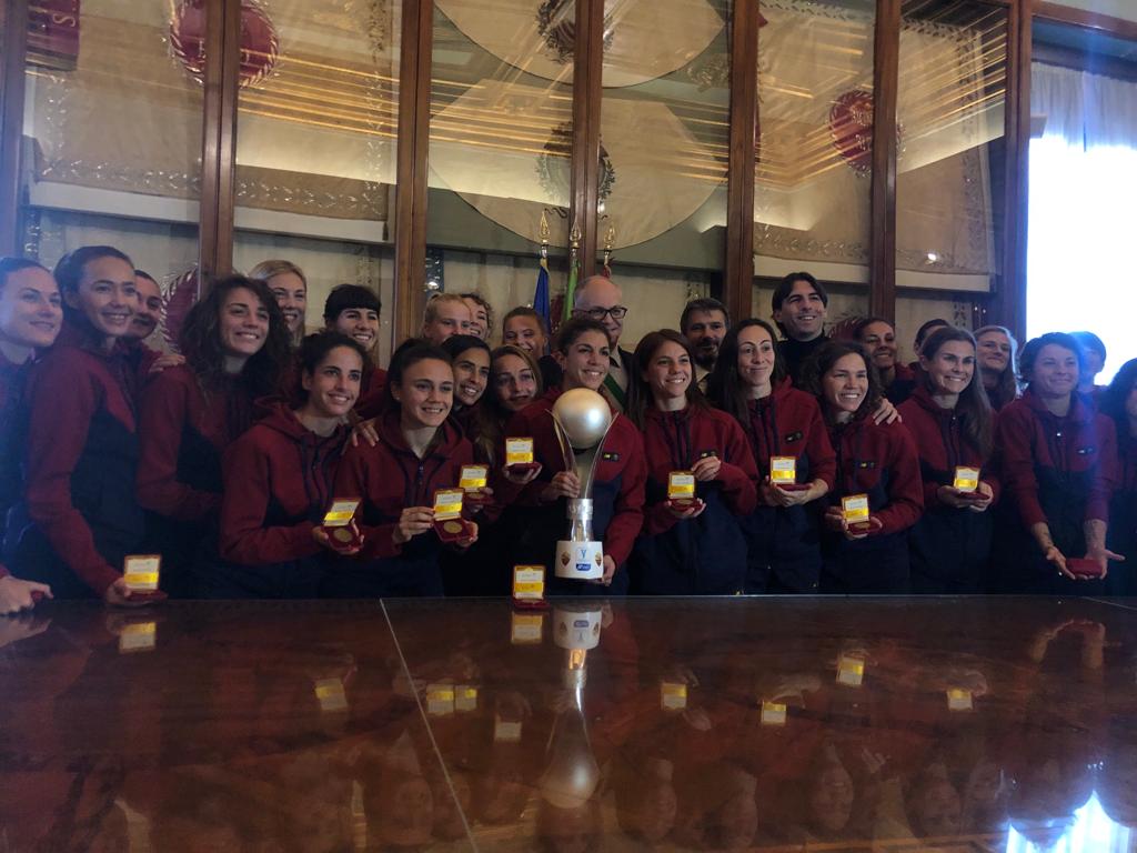 La squadra in Campidoglio