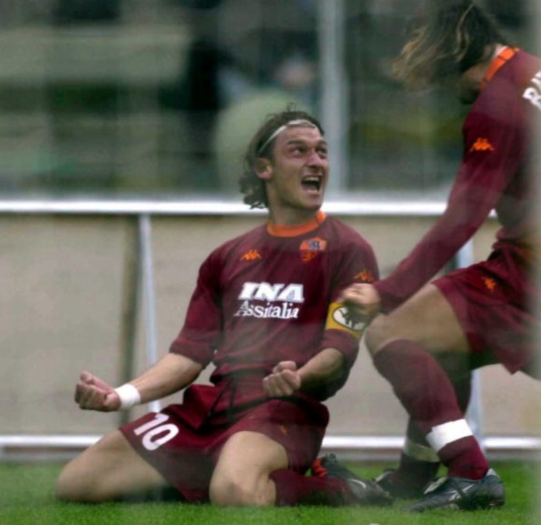 Totti e Batistuta a Verona