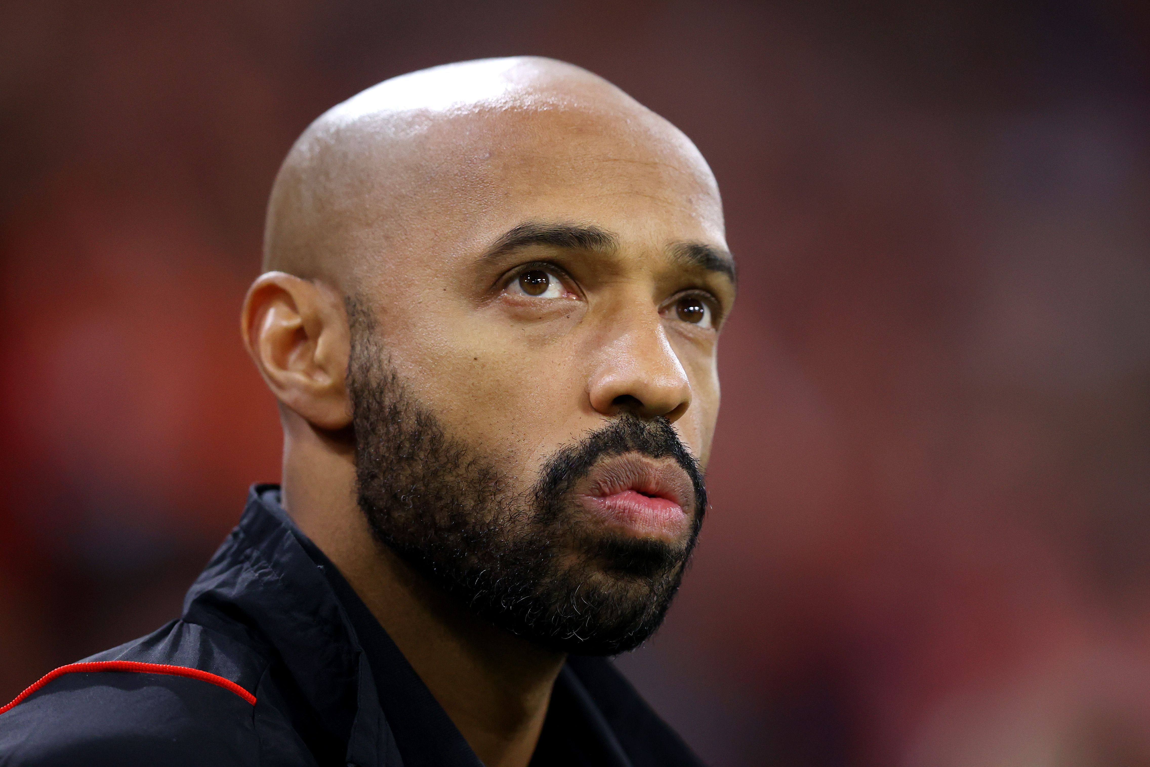 Thierry Henry durante una partita del Belgio