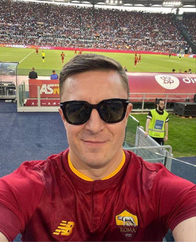 Swierczewski con la maglia della Roma