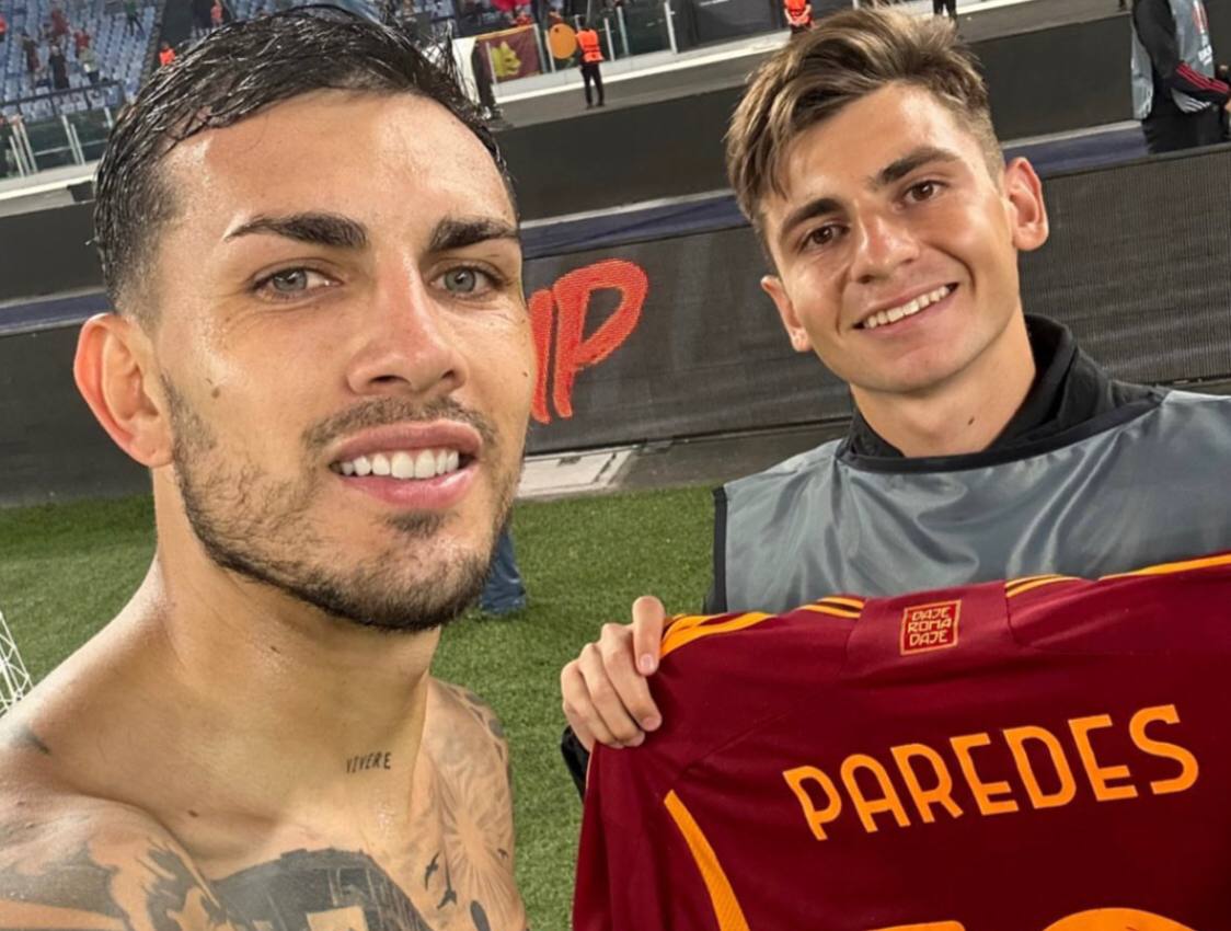 Ricky Solbes e Leandro Paredes insieme dopo Roma-Servette